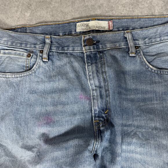 Levi’s 569 Loose Straight Light Wash Denim Jeans - Size: 36x32 - Picture 10 of 10